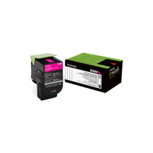 LEXMARK 80C80M0 MAGENTA TONER